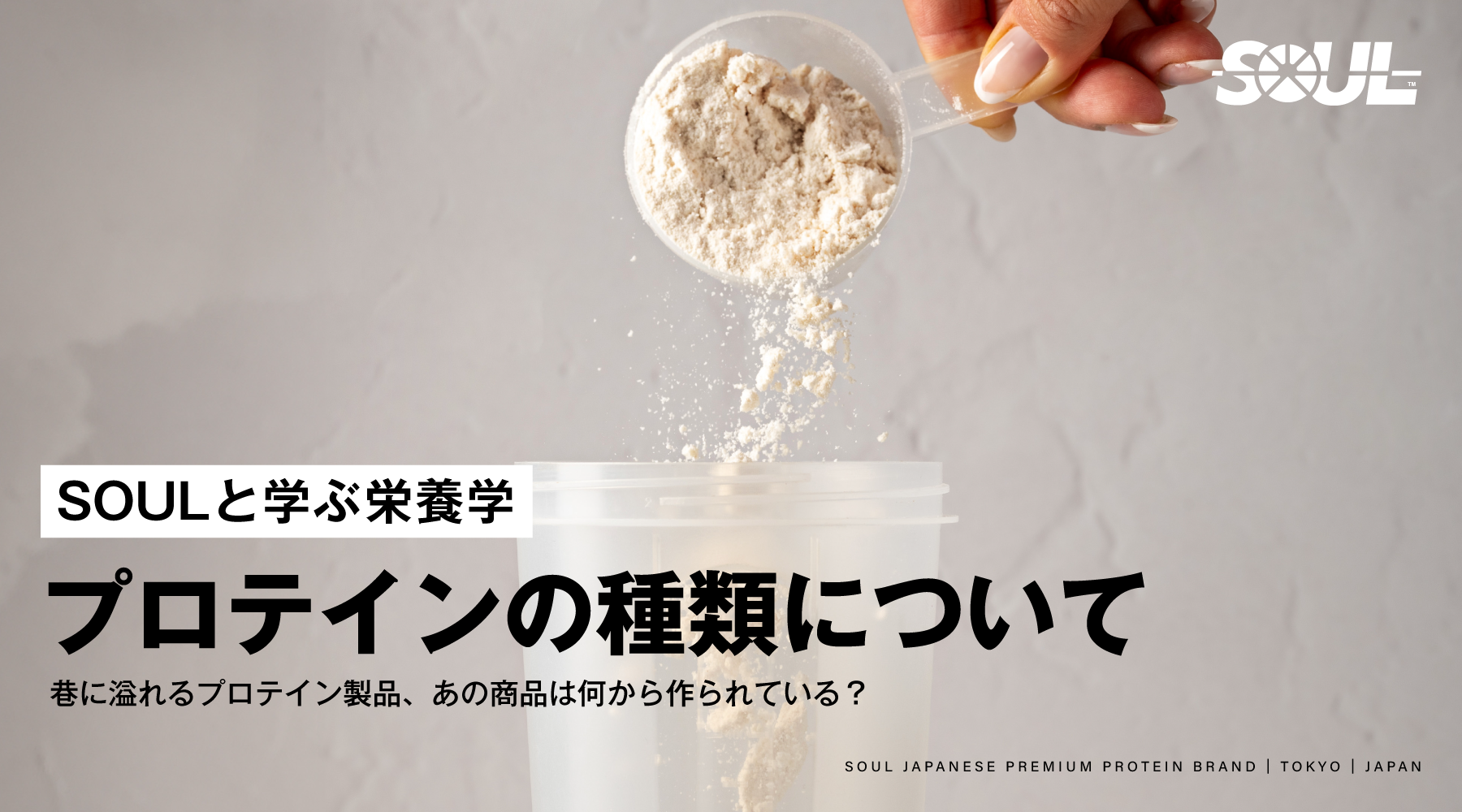 プロテインの種類について